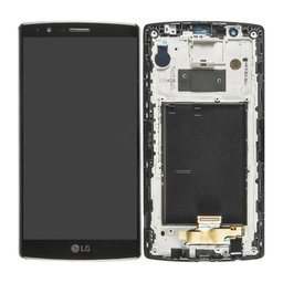 LG G4 H815 - LCD Kijelző + Érintőüveg + Keret (Black) - ACQ88367631 Genuine Service Pack