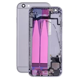 Apple iPhone 6S - Hátsó Ház Apró Alkatrészekkel (Space Gray)