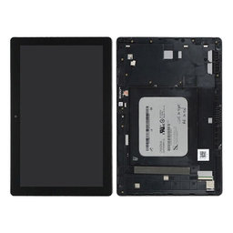 Asus ZenPad 10 Z300C, Z300CT, Z300CX, ZD300C - LCD Kijelző + Érintőüveg + Keret (Black) TFT