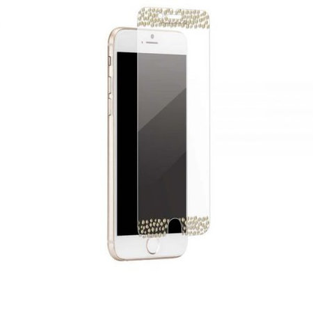 Case-Mate - Dekoratív edzett üveg iPhone 7/6s/6-hoz, arany