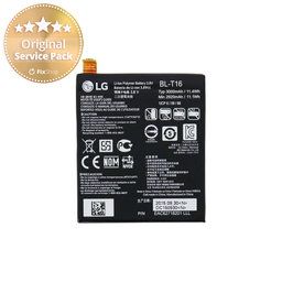 LG G Flex 2 H955 - Akkumulátor BL-T16 3000mAh - EAC62718201 Genuine Service Pack