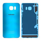 Samsung Galaxy S6 G920F - Akkumulátor Fedőlap (Blue Topaz) - GH82-09548D Genuine Service Pack