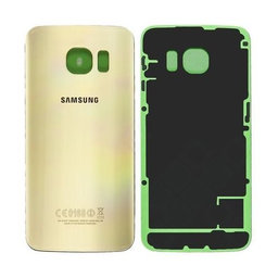Samsung Galaxy S6 Edge G925F - Akkumulátor Fedőlap (Gold Platinum) - GH82-09602C Genuine Service Pack