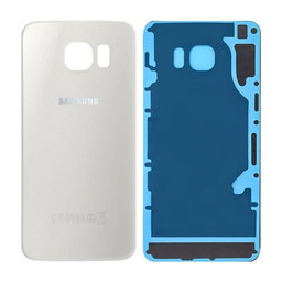 Samsung Galaxy S6 G920F - Akkumulátor Fedőlap (White Pearl) - GH82-09825B Genuine Service Pack