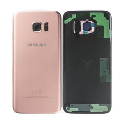 Samsung Galaxy S7 Edge G935F - Akkumulátor Fedőlap (Pink) - GH82-11346E Genuine Service Pack