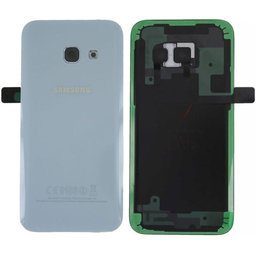 Samsung Galaxy A3 A320F (2017) - Akkumulátor Fedőlap (Blue Mist) - GH82-13636C Genuine Service Pack
