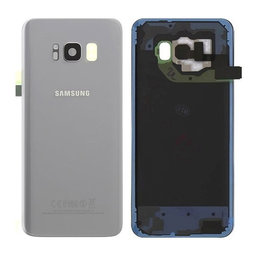 Samsung Galaxy S8 G950F - Akkumulátor Fedőlap (Arctic Silver) - GH82-13962B Genuine Service Pack