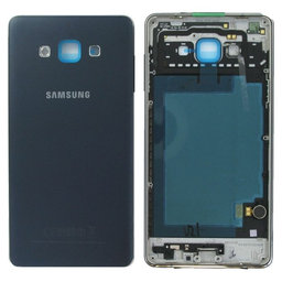 Samsung Galaxy A7 A700F - Akkumulátor Fedőlap (Midnight Black) - GH96-08413B Genuine Service Pack