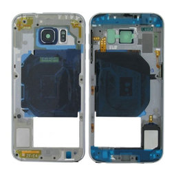 Samsung Galaxy S6 G920F - Középső Keret (Black Sapphire) - GH96-08583A Genuine Service Pack