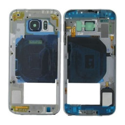 Samsung Galaxy S6 G920F - Középső Keret (Blue Topaz) - GH96-08583D Genuine Service Pack