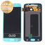 Samsung Galaxy S6 G920F - LCD Kijelző + Érintőüveg (Blue Topaz) - GH97-17260D Genuine Service Pack