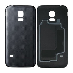 Samsung Galaxy S5 Mini G800F - Akkumulátor Fedőlap (Charcoal Black)