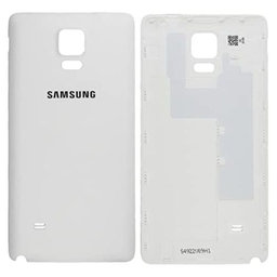 Samsung Galaxy Note 4 N910F - Akkumulátor Fedőlap (Frosted White)