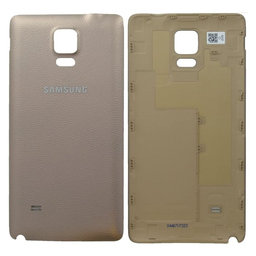 Samsung Galaxy Note 4 N910F - Akkumulátor Fedőlap (Bronze Gold)