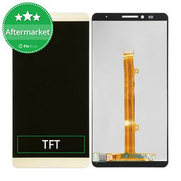 Huawei Mate 7 - LCD Kijelző + Érintőüveg (Amber Gold) TFT