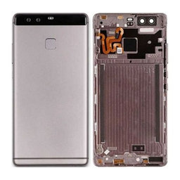 Huawei P9 - Akkumulátor Fedőlap + Ujjlenyomat Érzékelő ujj (Gray)