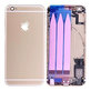 Apple iPhone 6S Plus - Hátsó Ház Apró Alkatrészekkel (Gold)