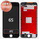 Kijelző iPhone 6S, Black, Érintőüveg kerettel, Refurbished