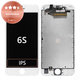 Kijelző iPhone 6S, White, Érintőüveg kerettel, Refurbished