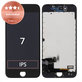 Kijelző iPhone 7, Black, Érintőüveg kerettel, Refurbished