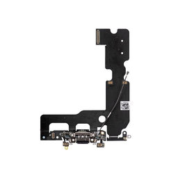 Apple iPhone 7 Plus - Töltő Csatlakozó + Flex Kábelek (Black)