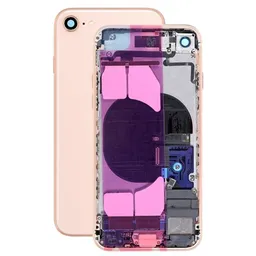 Apple iPhone 8 - Hátsó Ház Apró Alkatrészekkel (Gold)