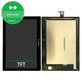 Lenovo TAB 2 A10-30 TB2-X30F - LCD Kijelző + Érintőüveg (Black) TFT