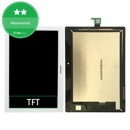 Lenovo IdeaTab A10-30 TB2-X30F - LCD Kijelző + Érintőüveg (White) TFT