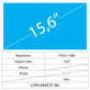15.6 LCD Slim Fényes 30 pin Full HD