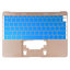 Apple MacBook 12" A1534 (Early 2015) - Felső Billentyűzet Keret US (Gold)