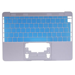 Apple MacBook 12" A1534 (Early 2015) - Felső Billentyűzet Keret UK (Space Gray)