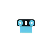 LG G6 H870 - Glutén az Hátlapi Kameralencse Üveg - MJN70094201 Genuine Service Pack