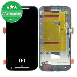 Motorola Moto G XT1068 - LCD Kijelző + Érintőüveg + Keret (Black) TFT