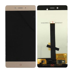 Nubia Z11 - LCD Kijelző + Érintőüveg (Gold) TFT
