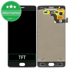 OnePlus 3 - LCD Kijelző + Érintőüveg (Black) TFT