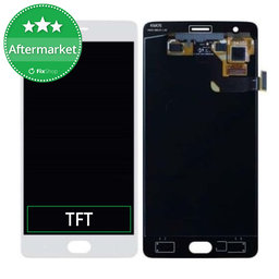 OnePlus 3T - LCD Kijelző + Érintőüveg (White) TFT