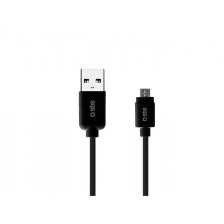 SBS - Micro-USB / USB Kábel (3m), fekete