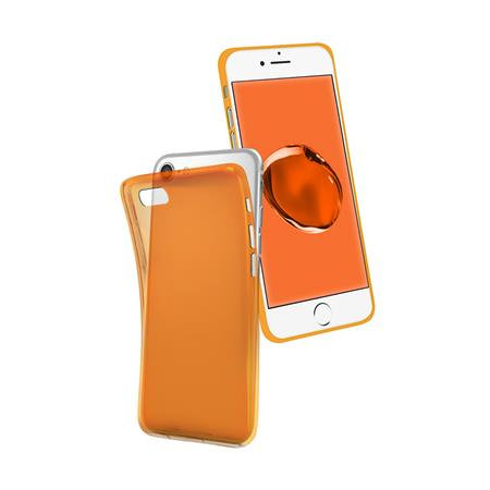 SBS - Hűvös tok iPhone SE 2020/8/7 / 6S / 6-hoz, átlátszó narancs