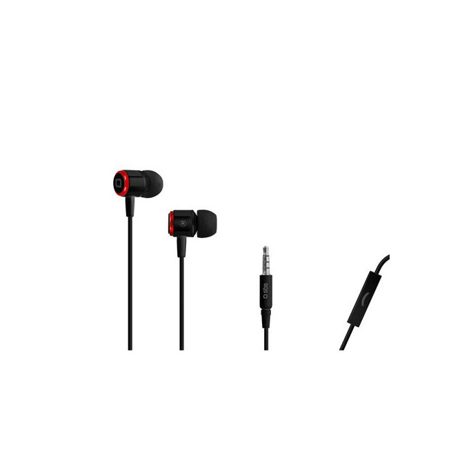 SBS - Studio Mix 40 fejhallgató mikrofonnal, fekete színű