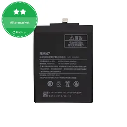 Xiaomi Redmi 3, 3S, 3 Pro, 4X - Akkumulátor BM47 4100mAh