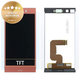 Sony Xperia XZ1 Compact G8441 - LCD Kijelző + Érintőüveg (Twilight Pink) - 1310-2241 Genuine Service Pack