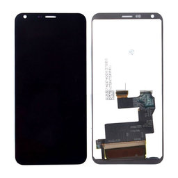 LG Q6 M700N - LCD Kijelző + Érintőüveg (Fekete) - ACQ90078701-1
