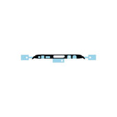Samsung Galaxy S8 Plus G955F - Ragasztó LCD Kijelzőhöz (Adhesive) (felső) - GH02-14433A Genuine Service Pack