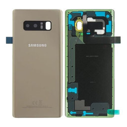 Samsung Galaxy Note 8 N950FD - Akkumulátor Fedőlap (Maple Gold) - GH82-14985D, GH82-14979D Genuine Service Pack
