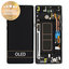 Samsung Galaxy Note 8 N950F - LCD Kijelző + Érintőüveg + Keret (Midnight Black) - GH97-21065A, GH97-21108A, GH97-21066A Genuine Service Pack