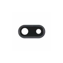 Apple iPhone 8 Plus - Visszapillantó Üveg Kerettel (Space Gray)