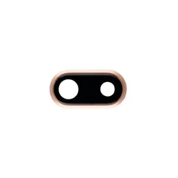 Apple iPhone 8 Plus - Hátsó Kamera Üveg Kerettel (Gold)