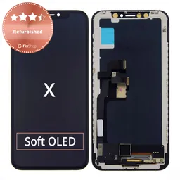 Apple iPhone X - LCD Kijelző + Érintőüveg + Keret Refurbished