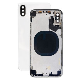 Apple iPhone X - Hátsó Ház (Silver)