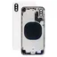 Apple iPhone X - Hátsó Ház (Silver)